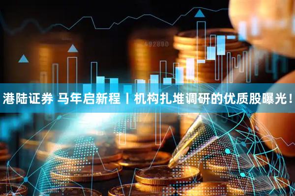 港陆证券 马年启新程丨机构扎堆调研的优质股曝光！