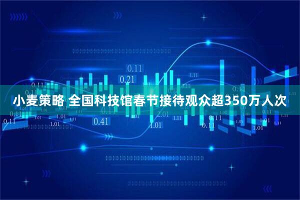 小麦策略 全国科技馆春节接待观众超350万人次
