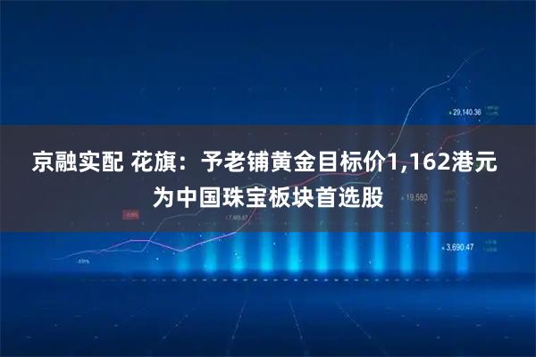 京融实配 花旗：予老铺黄金目标价1,162港元 为中国珠宝板块首选股